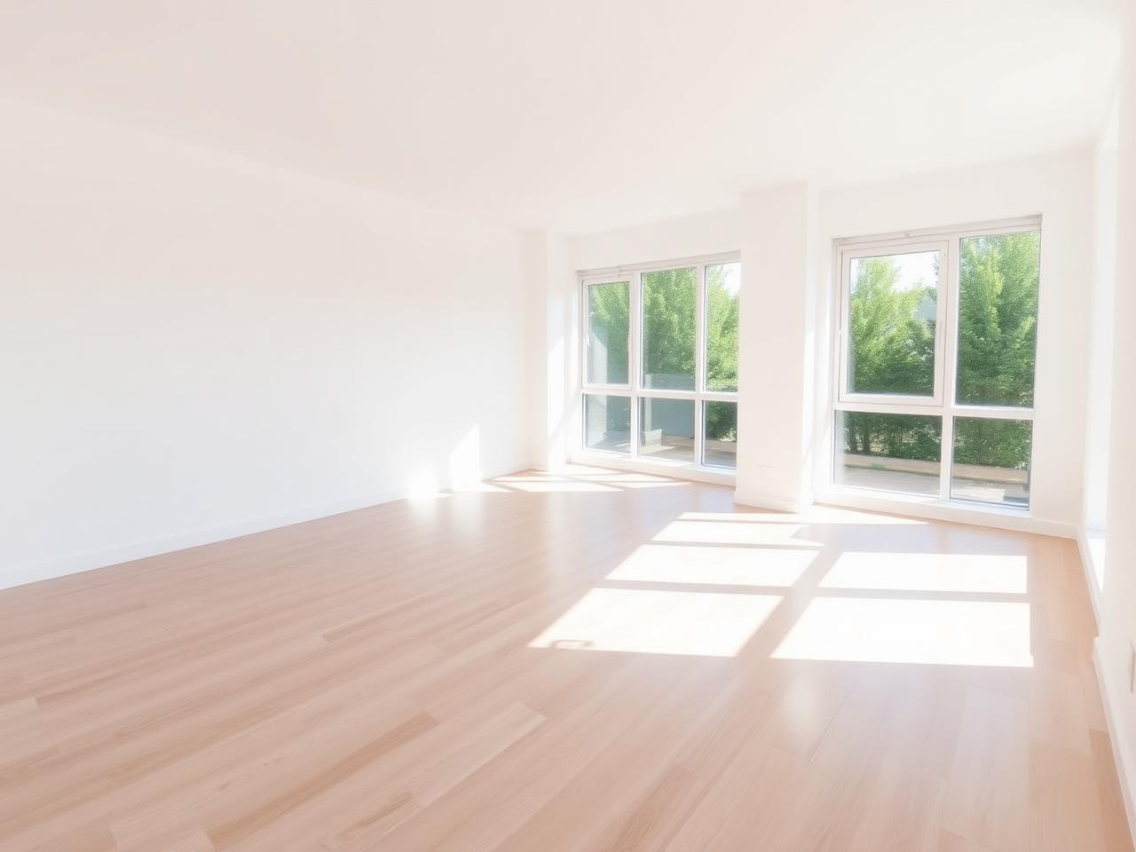 Bright, freshly cleaned vacant rental unit ready for the next tenant